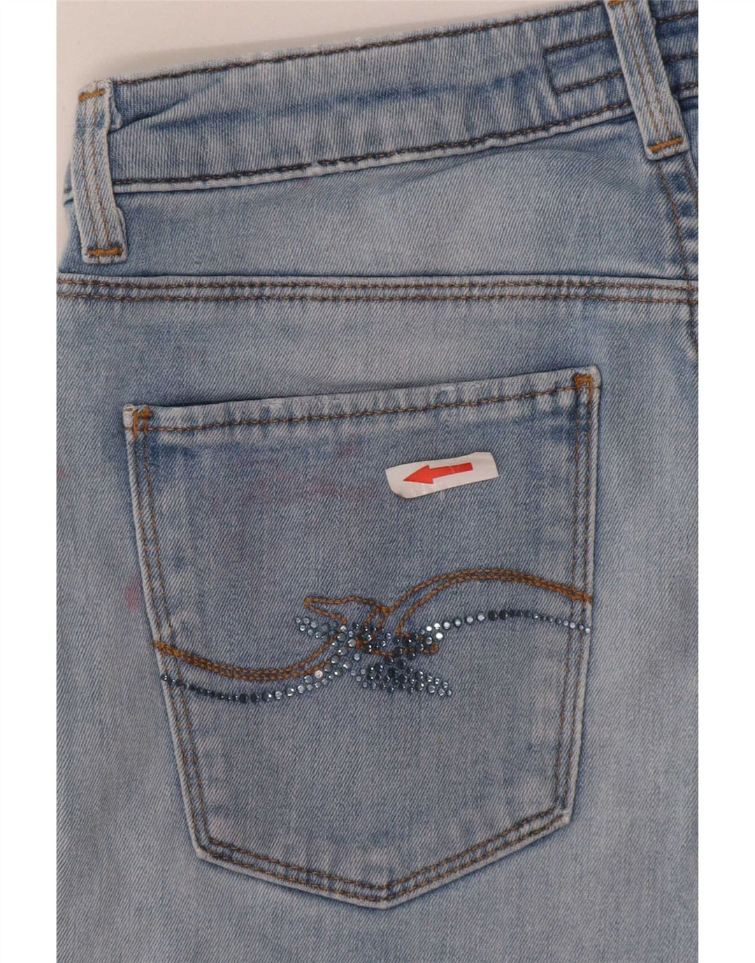 Trussardi Womens Slim Jeans W24 L27 Blue