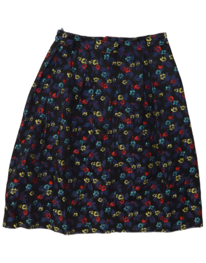 Vintage A-Line nederdel til kvinder W28 Medium Multicolored Floral