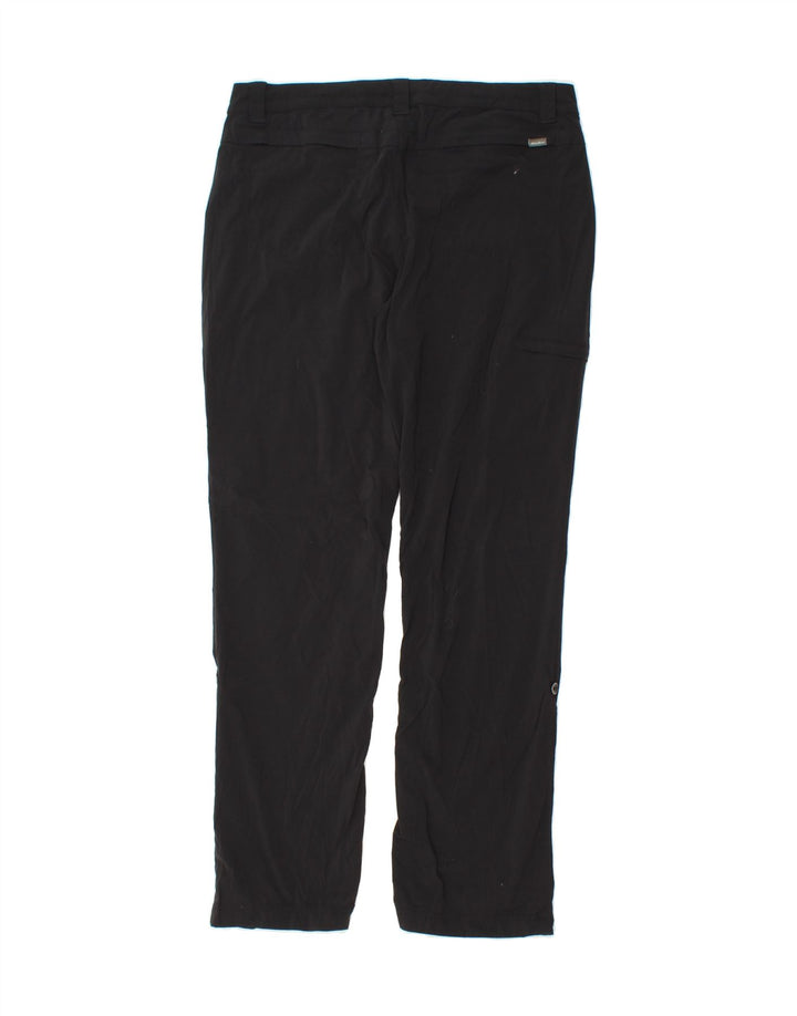 EDDIE BAUER Womens Straight Cargo Trousers US 12 Large W34 L30 Black Vintage Eddie Bauer and Second-Hand Eddie Bauer from Messina Hembry 