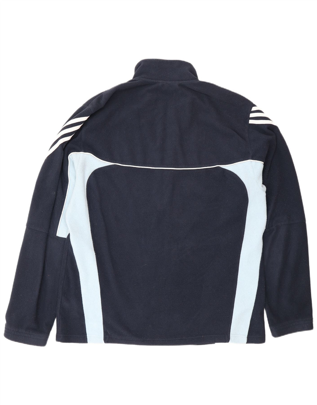 Adidas Herre Climawarm Fleecejakke XL Marineblå Colourblock Polyester