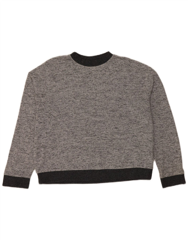 Topshop Dame sweater med rund hals DK 12 Medium Grey Flecked