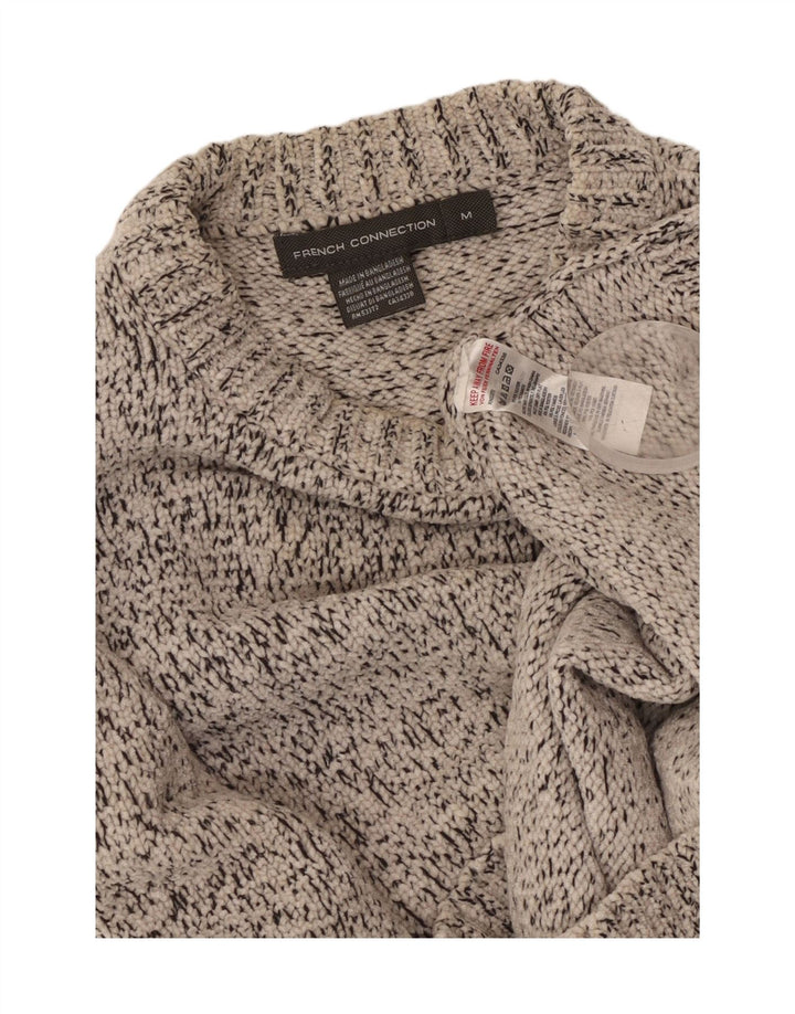 FRANSK FORBINDELSE Dame Boat Neck Jumper Sweater UK 14 Medium Grey