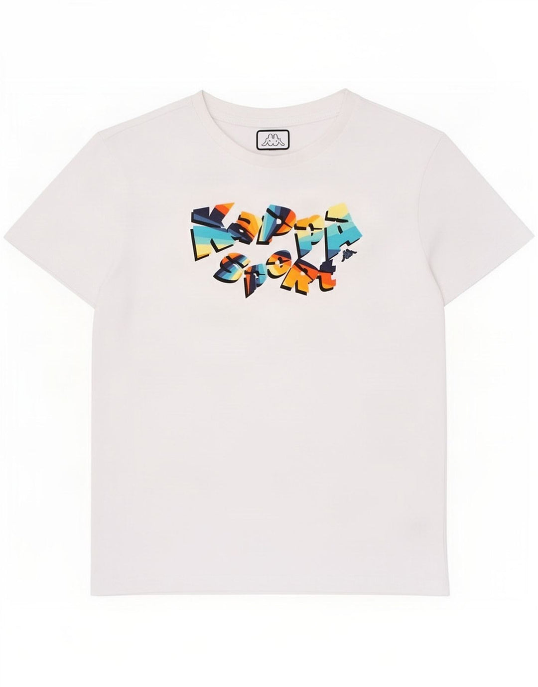 Kappa Boys Grafisk T-Shirt Top 11-12 År Hvid