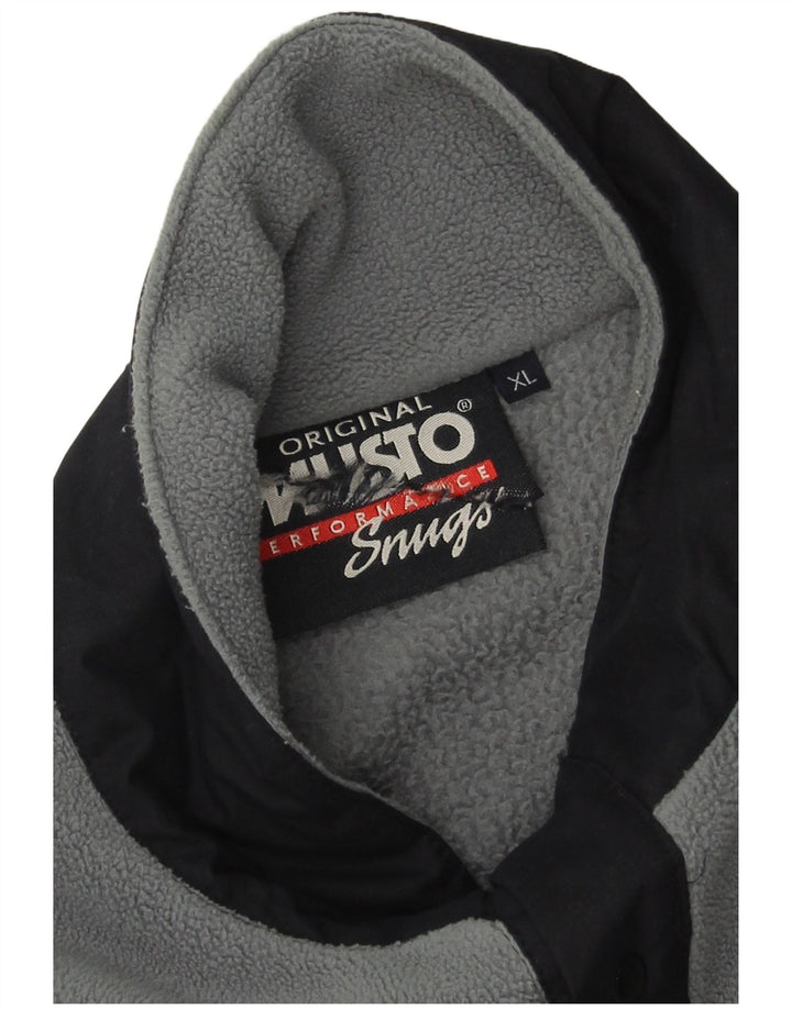 Musto Herre Button Neck Fleece Jumper XL Grå Polyester