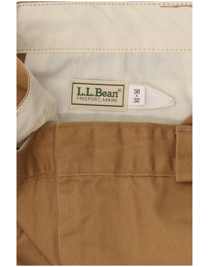 L.L.Bean Straight Chino-bukser til mænd W38 L32 Beige