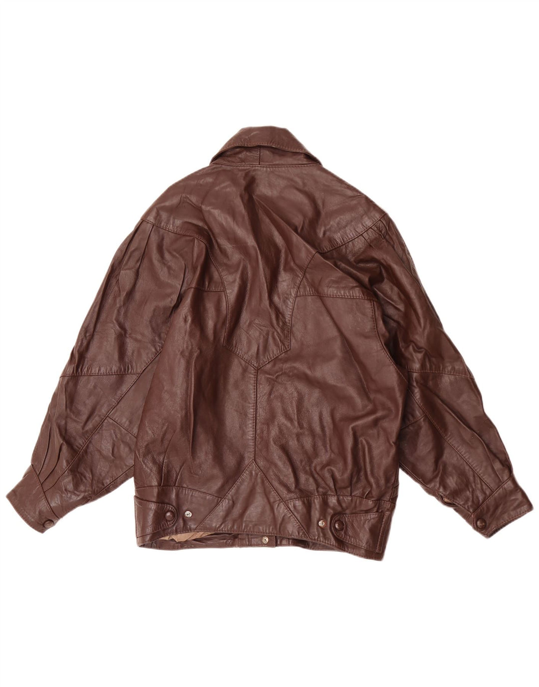 Vintage dame læderjakke UK 14 Large Brown