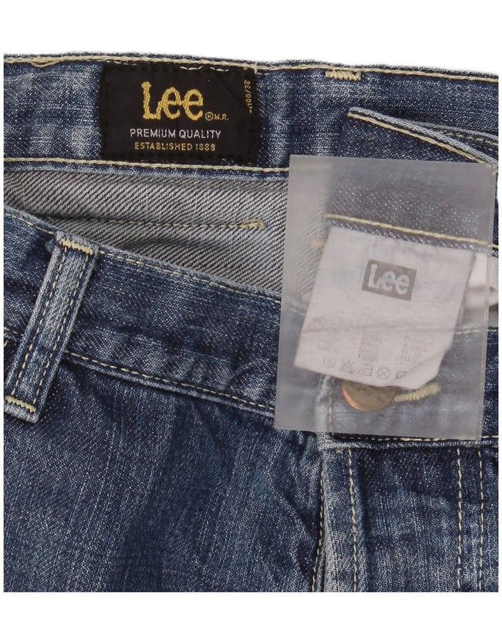 Lee Herre Freeburn Straight Jeans W40 L32 Blå Bomuld