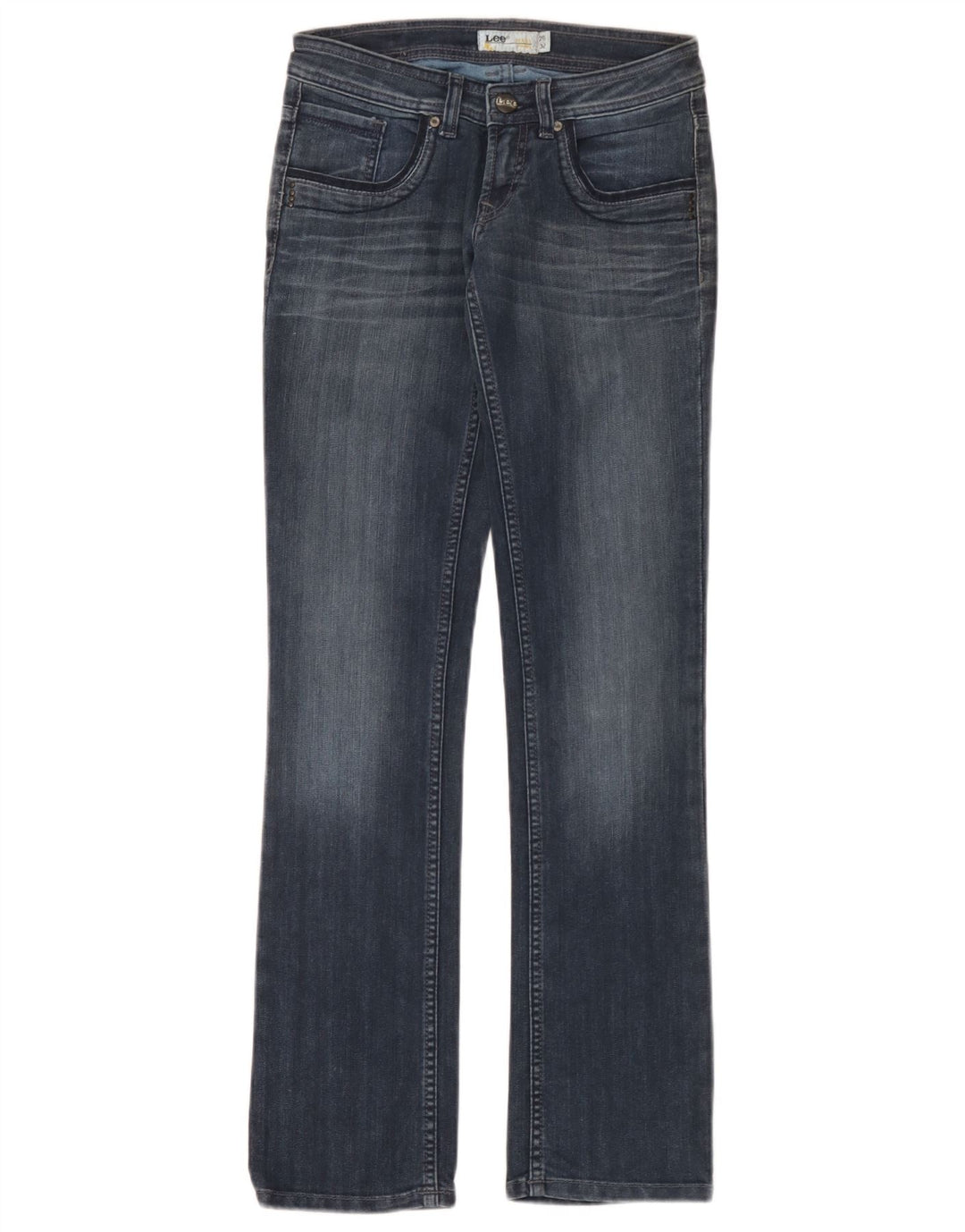 Lee Dame Bootcut Jeans W26 L32 Blå