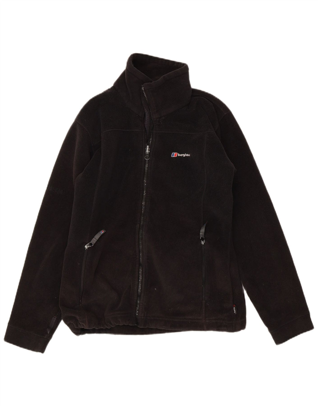 BERGHAUS Womens Fleece Jacket UK 10 Small Black Polyester