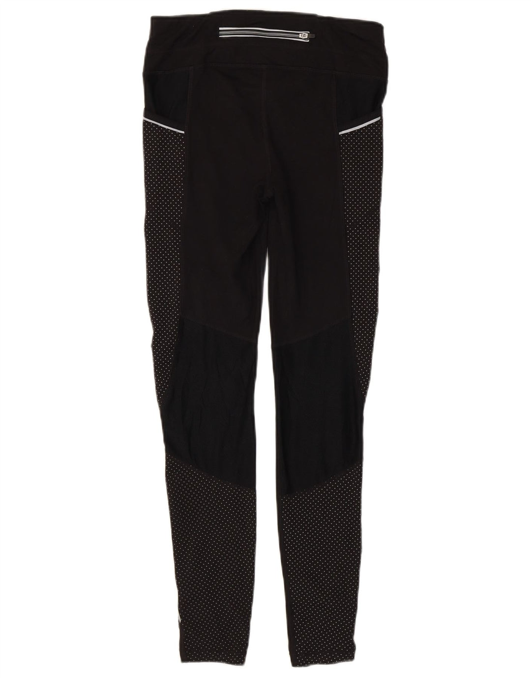 ATHLETA Womens Leggings UK 6 XS sort plettet polyester