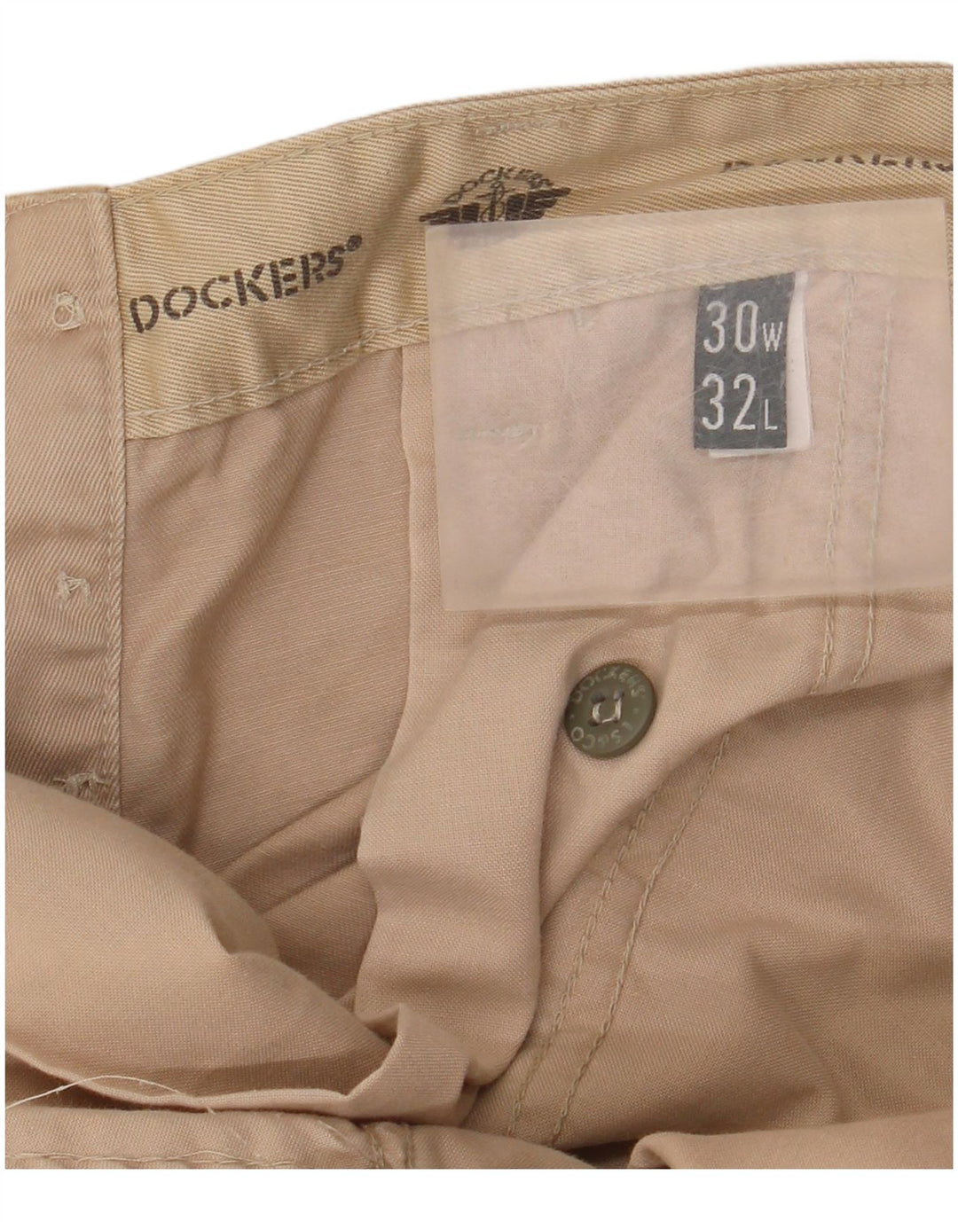 Dockers Straight Chino-bukser til mænd W30 L28 Beige