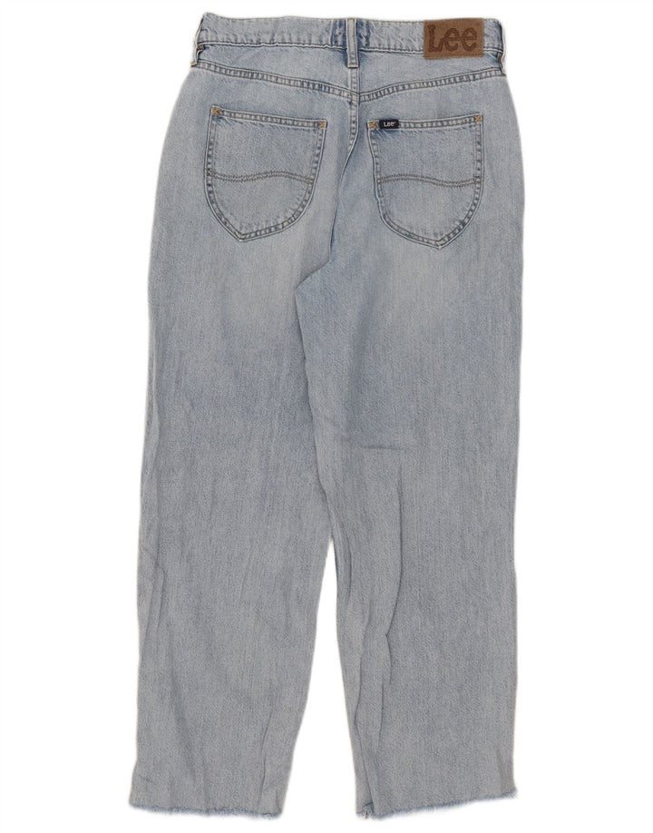Lee Kvinder Højhøjde Løse Jeans US 9 Medium W30 L26 Blå Bomuld
