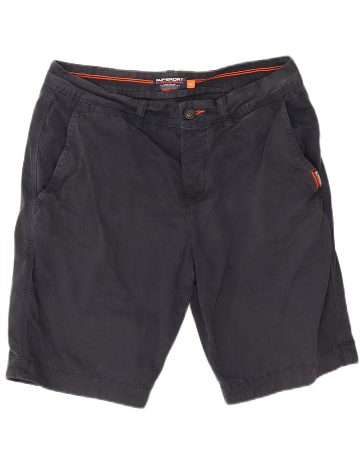 Superdry Chino-shorts til mænd W32 Medium marineblå bomuld