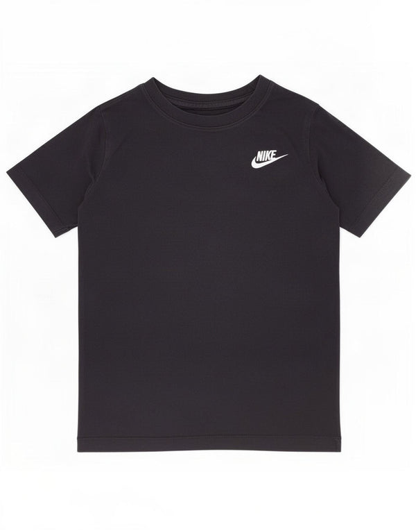 Nike Boys T-Shirt Top 10-11 år Medium Sort Bomuld