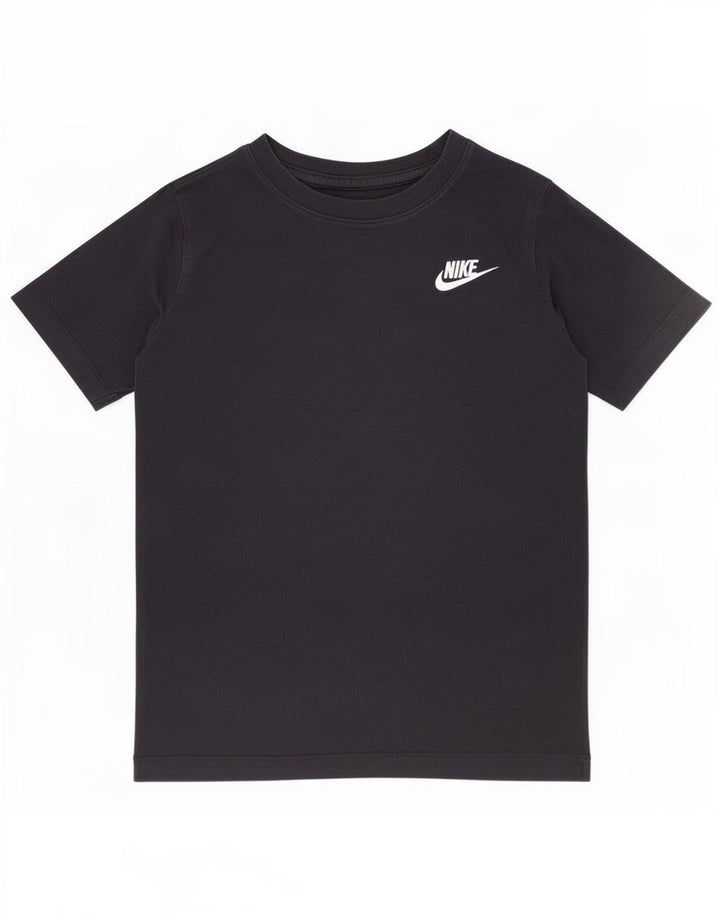 Nike Boys T-Shirt Top 10-11 år Medium Sort Bomuld
