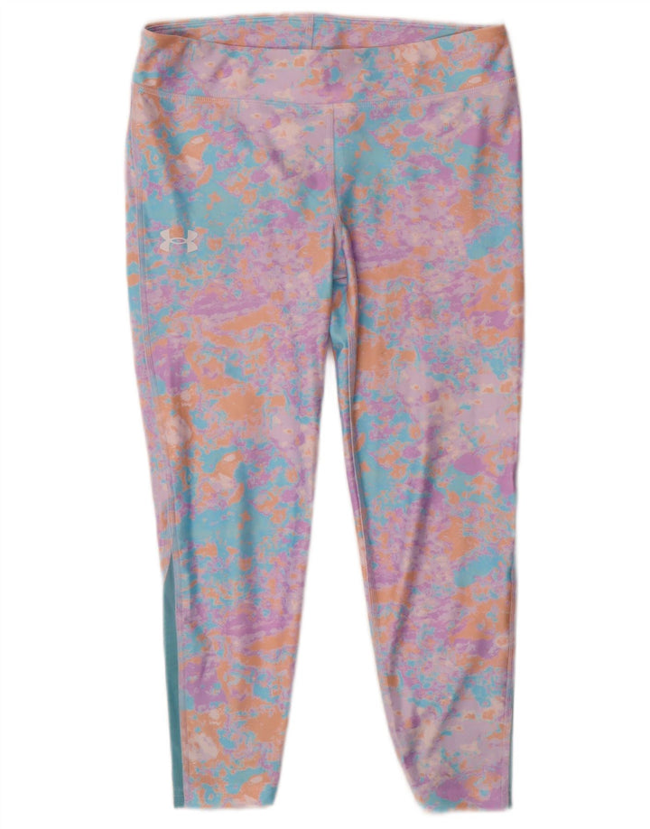 UNDER ARMOR Pige Leggings 11-12 år Large Multicolor Tie Dye