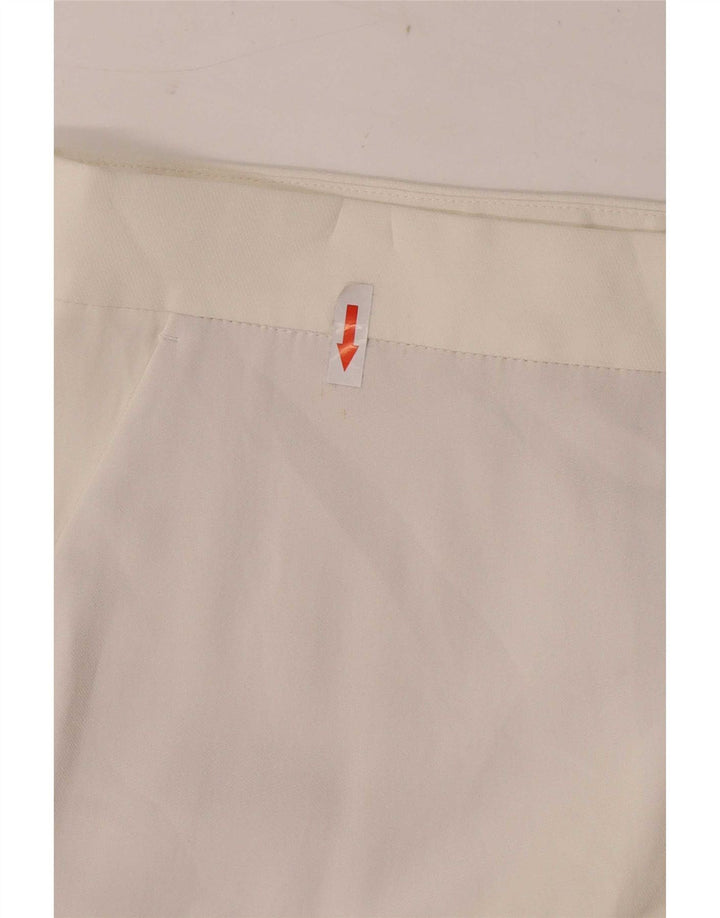 Massimo Dutti Dame Capri Bukser EU 42 Large W32 L23 Hvid Viscose