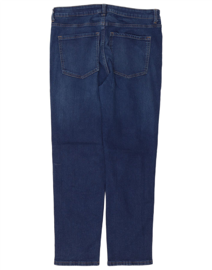 Marks & Spencer Dame Straight Jeans UK 16 Large W34 L28 Navy Blue