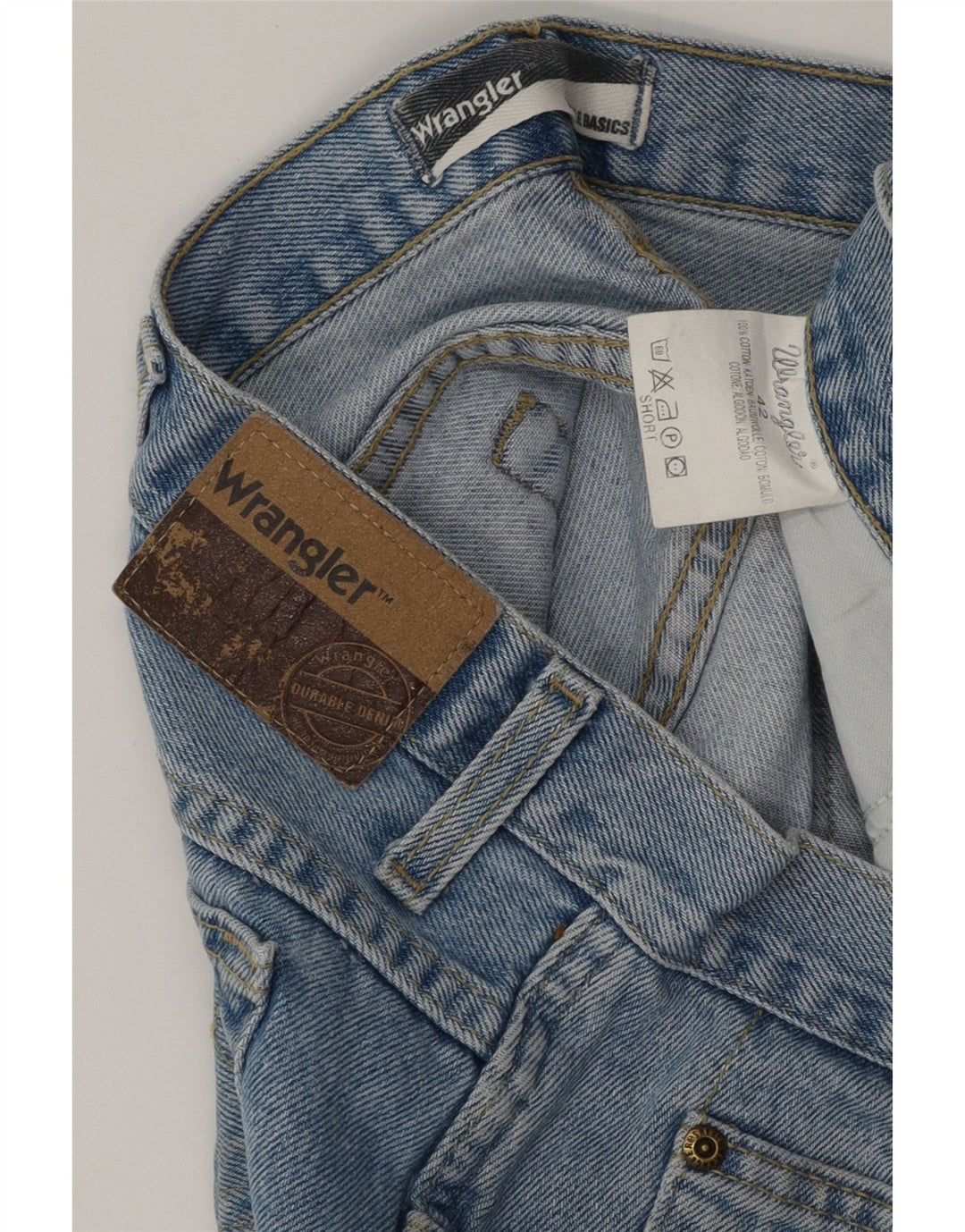 Wrangler Dame Denim Hot Pants W42 3XL Blå Bomuld