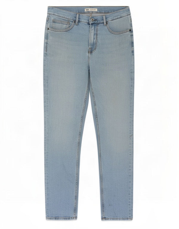 Zara Herre Slim Jeans EU 42 Large W32 L30 Blå
