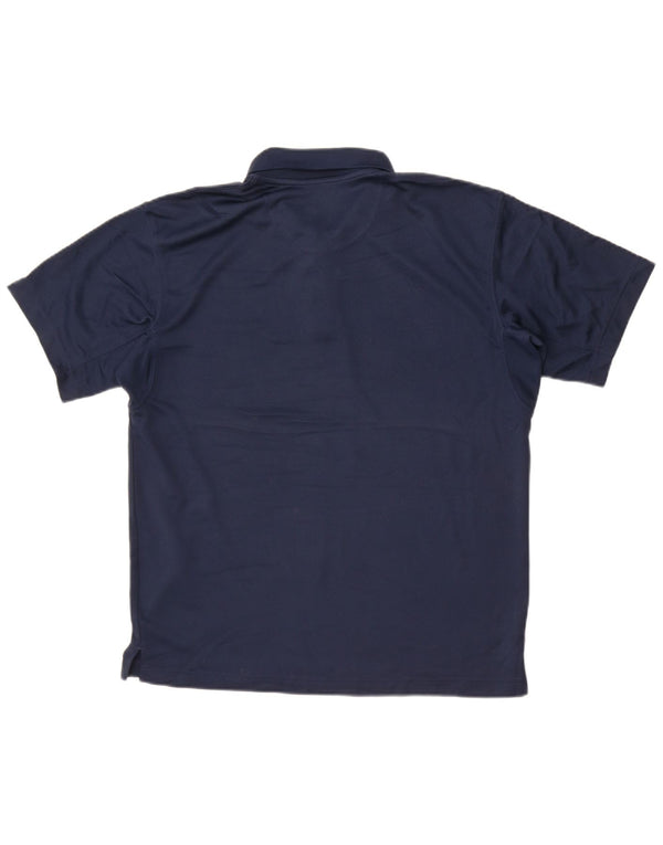 Columbia Herre Omni-Shade Polo Shirt Medium Navy Blue