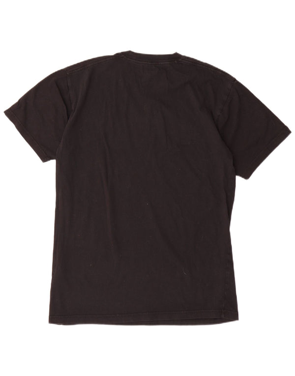 Vans Herre Classic Fit Grafisk T-Shirt Top Medium Sort Bomuld