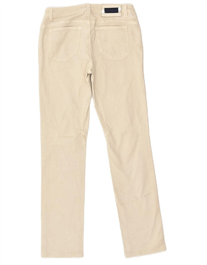 SIVIGLIA Womens Slim Jeans W28 L30  Beige Cotton | Vintage SIVIGLIA | Thrift | Second-Hand SIVIGLIA | Used Clothing | Messina Hembry 