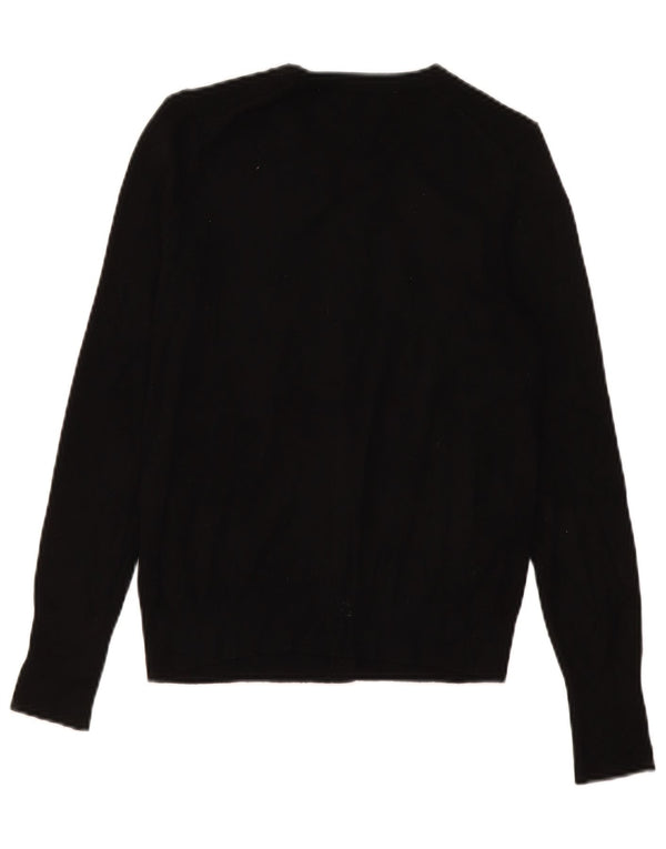 Zara Dame Cardigan Sweater UK 10 Small Black