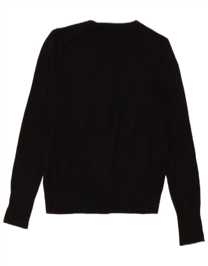 Zara Dame Cardigan Sweater UK 10 Small Black