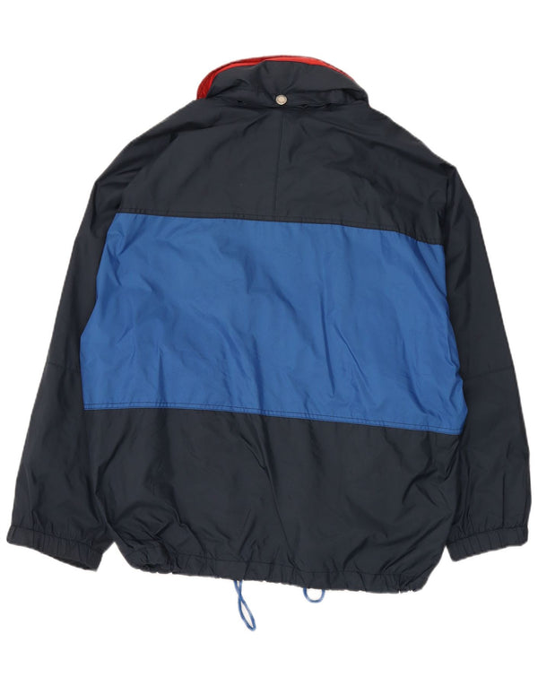 Brugi Herre Hættevindjakke UK 38 Medium Navy Blue Colourblock