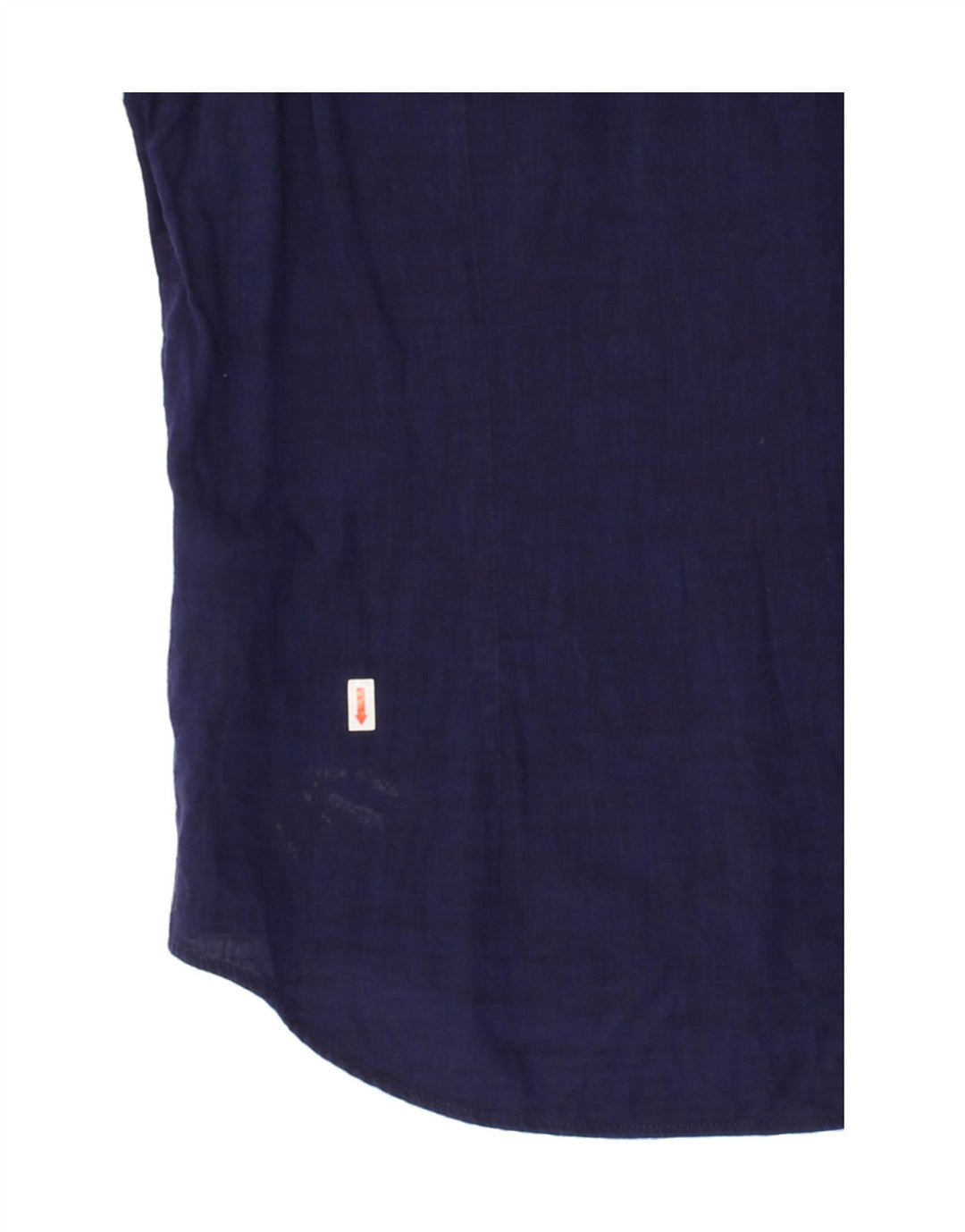 FRED PERRY Mens Slim Fit Shirt Small Navy Blue Cotton Vintage Fred Perry and Second-Hand Fred Perry from Messina Hembry 