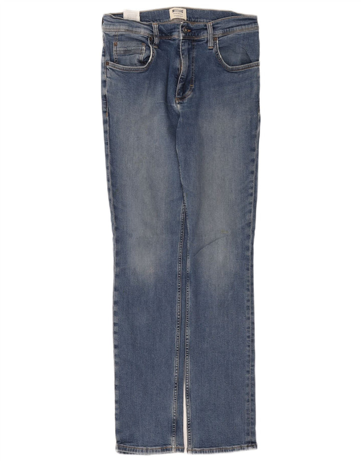 Mustang Herre Washington Slim Jeans W32 L34 Blå Bomuld