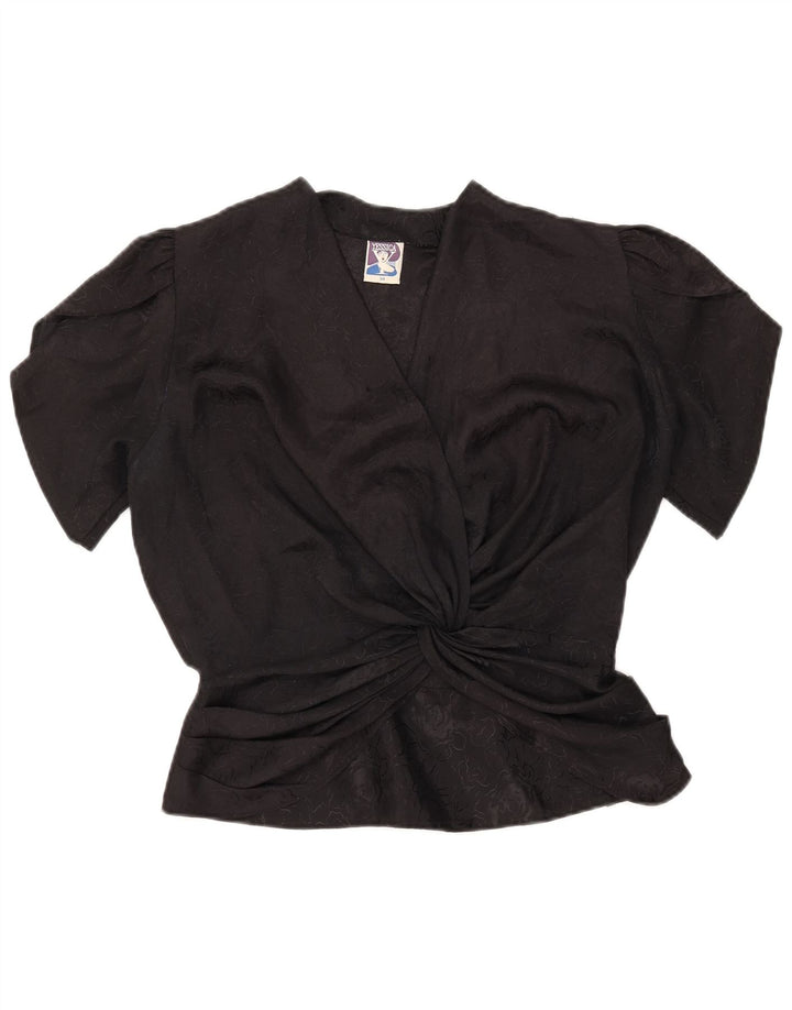 Yessica Dame bluse Top EU 38 Medium Black Floral Polyester