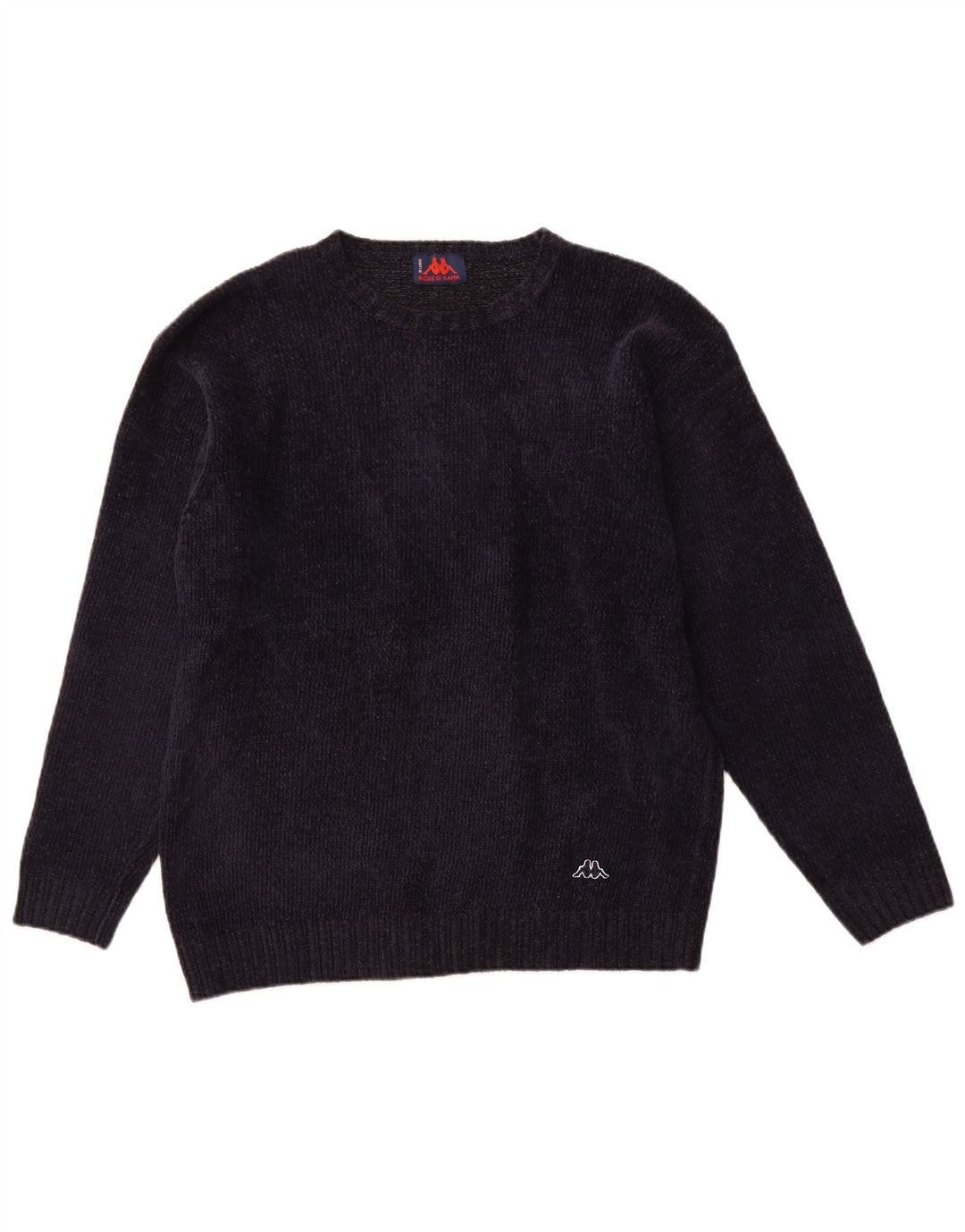 KAPPA Herre rund hals sweater stor marineblå akryl