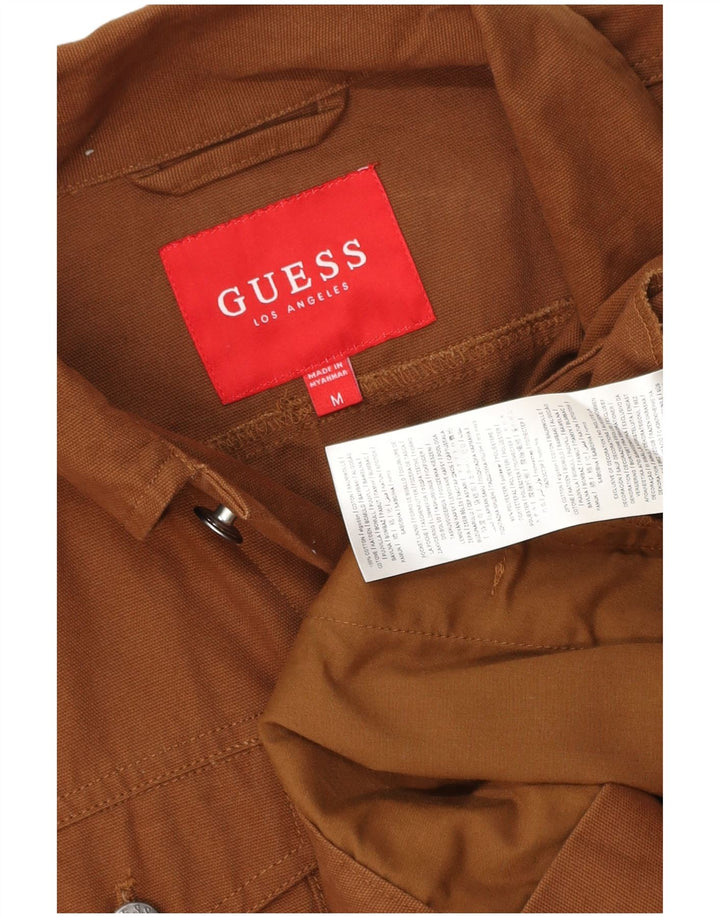Guess Herre Bomber Jacket UK 38 Medium Brown Bomuld