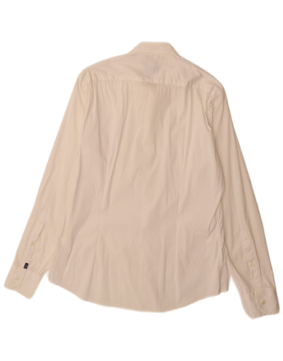 Trussardi Jeans Herreskjorte Medium Hvid Bomuld