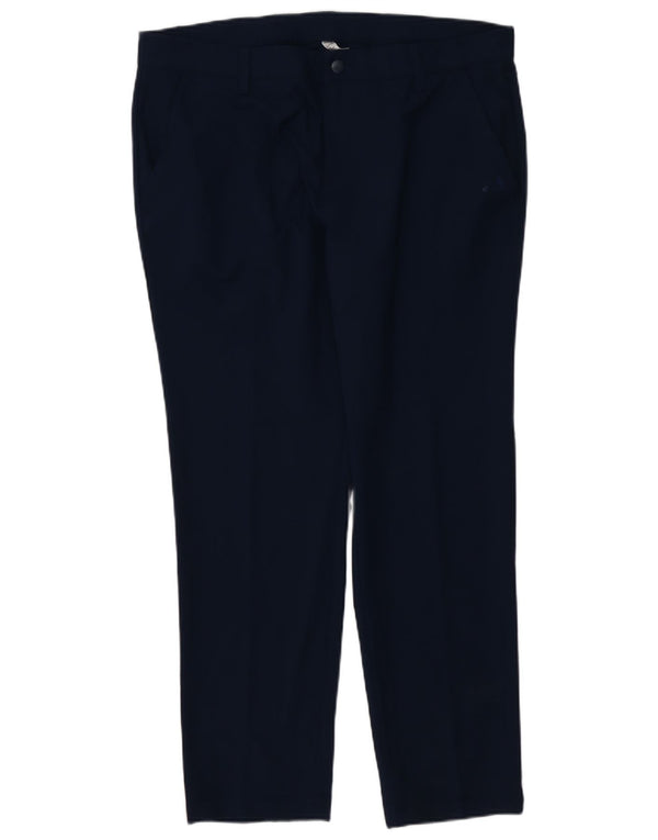 ADIDAS Lige Chino-bukser til mænd W36 L30 Marineblå polyester