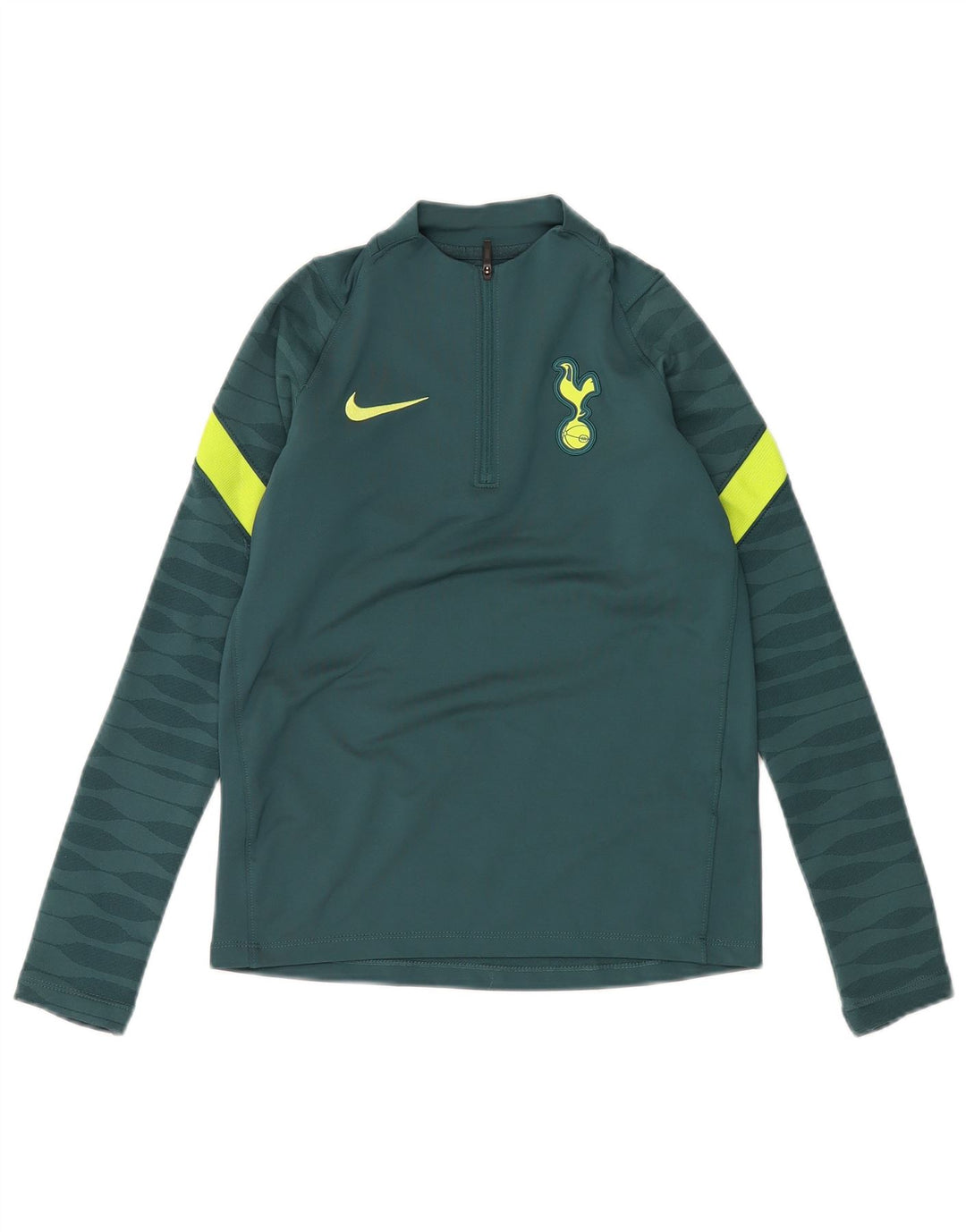 NIKE Boys Dri Fit Pullover Tracksuit Top 10-11 Years Medium Green Sports