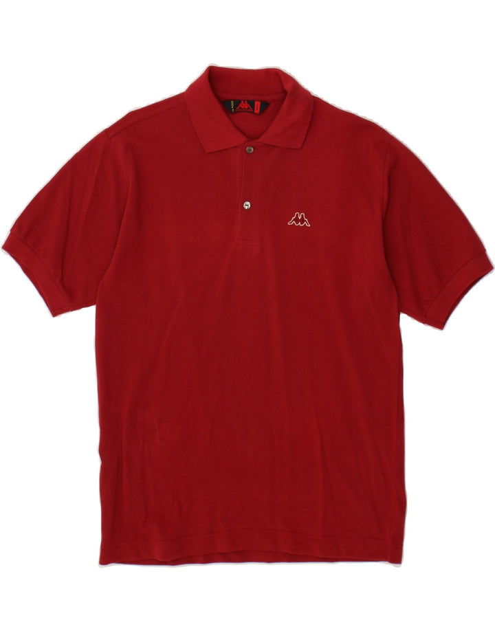 KAPPA Mens Polo Shirt Small Red Cotton Vintage Kappa and Second-Hand Kappa from Messina Hembry 