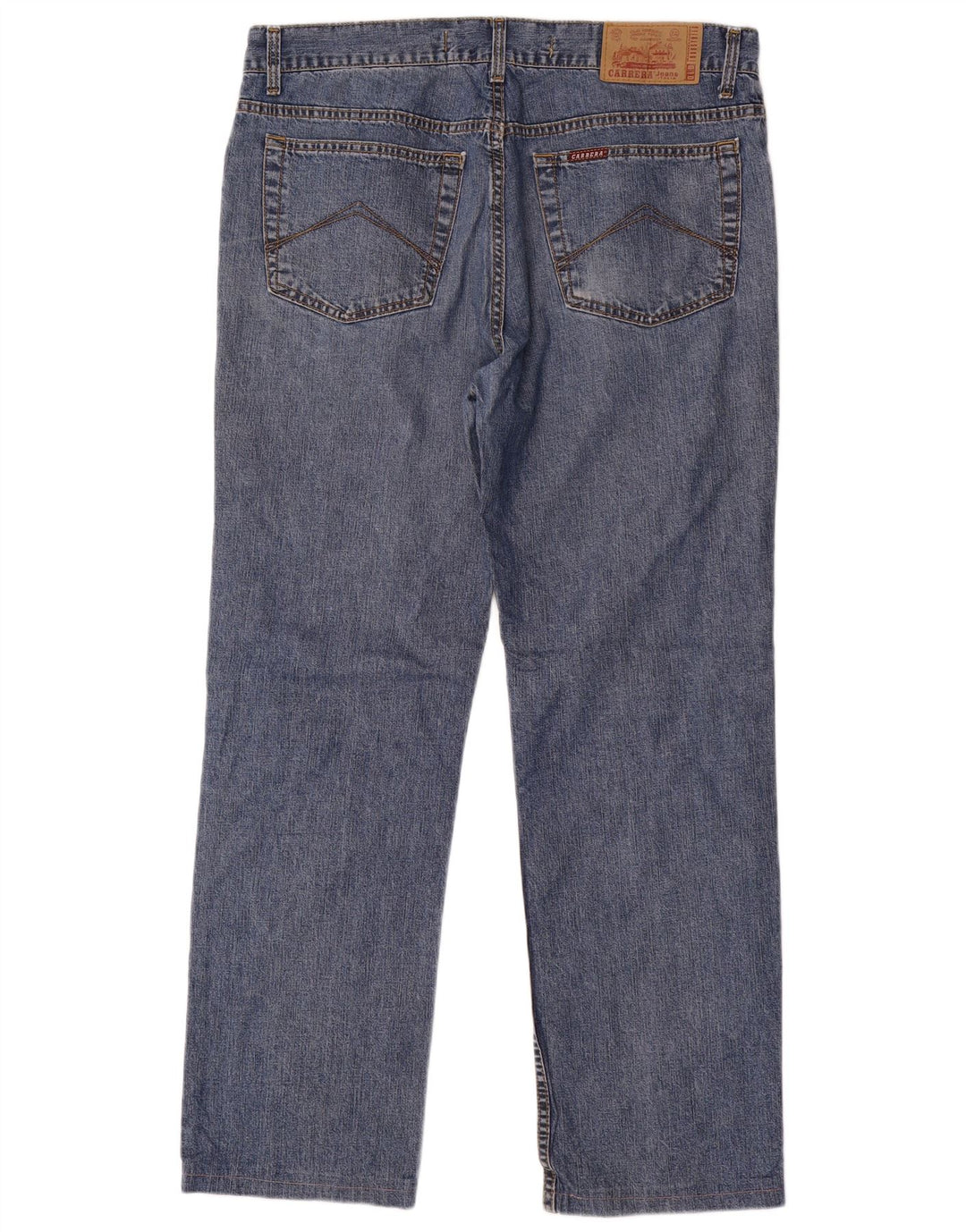 CARRERA Herre 700 Regular Fit Straight Jeans W36 L30 Blå Bomuld