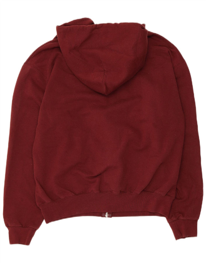 Champion Dame Grafisk Hættetrøje Sweater UK 14 Medium Maroon