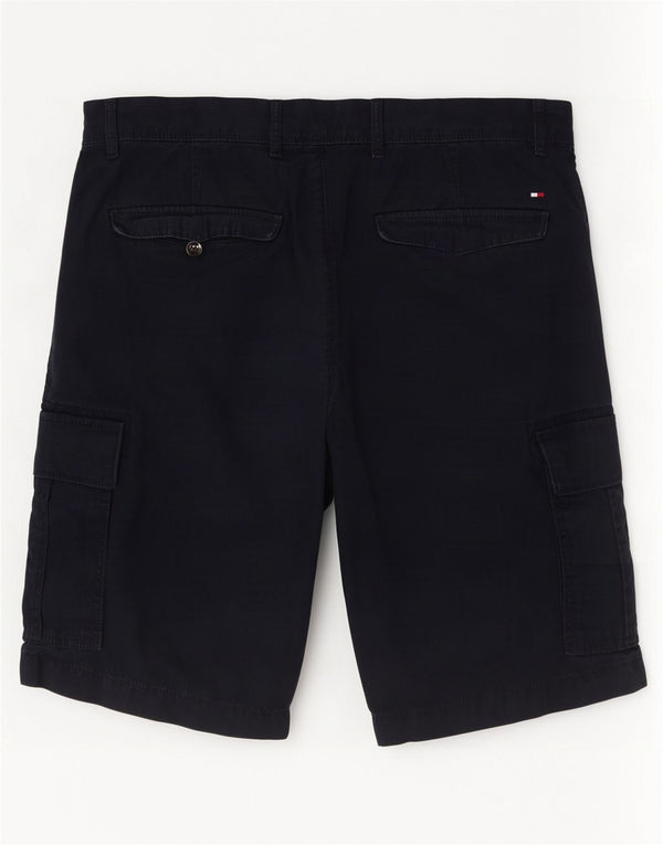 Tommy Hilfiger Mens Cargo Shorts W34 Large Navy Blue