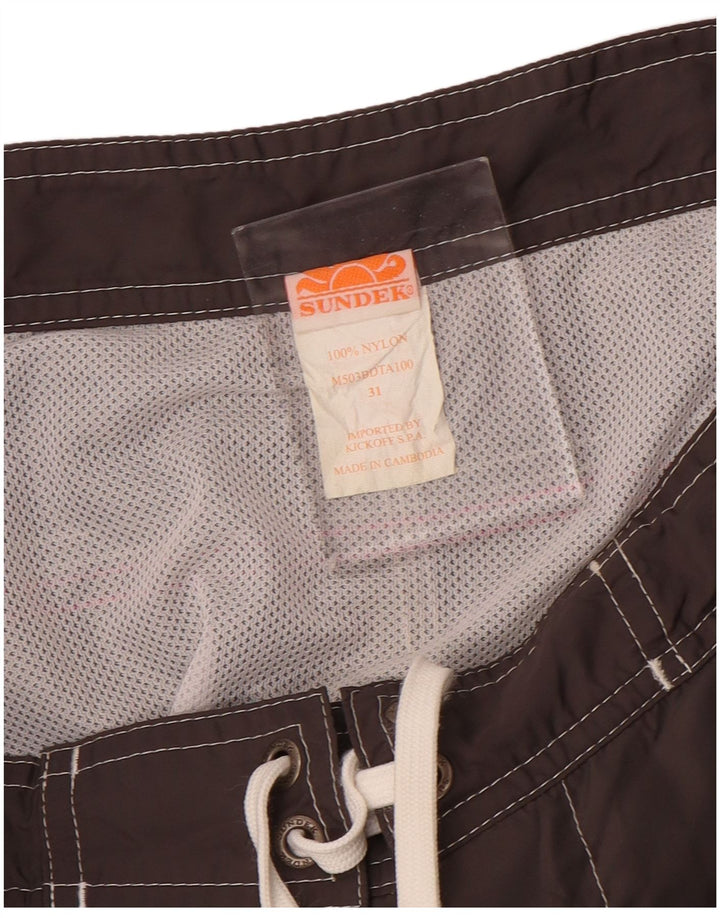 Sundek Herre svømmeshorts Medium Grå Nylon