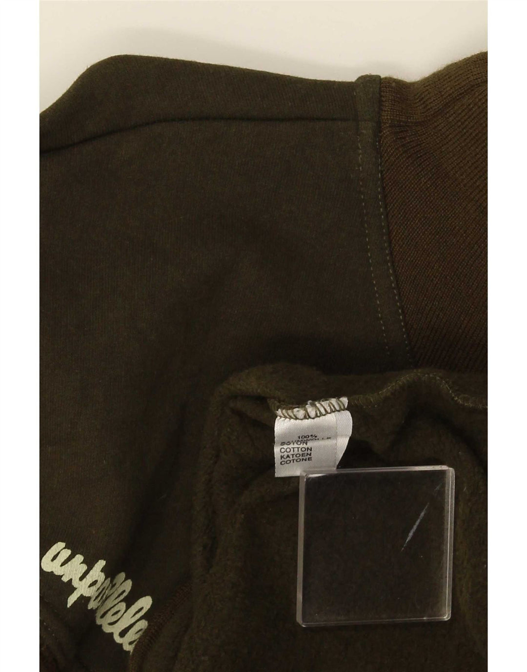 Ciao Sweatshirt med lynlås til mænd XL grøn bomuld