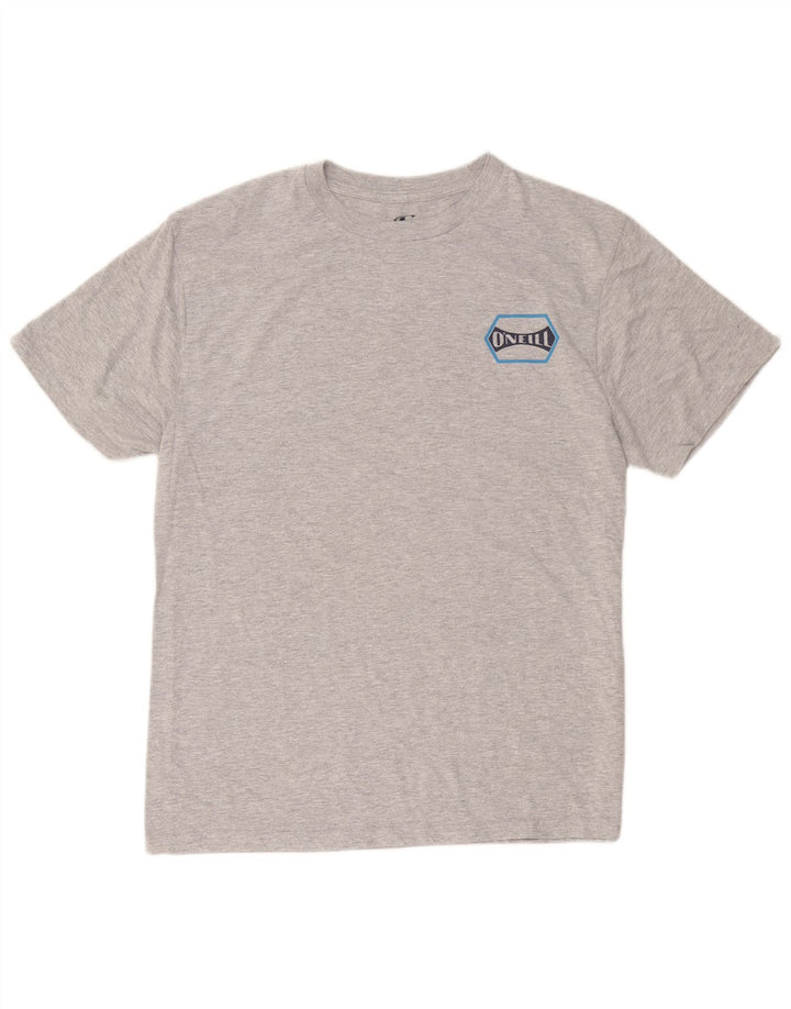 O'Neill Herre Modern Fit Grafisk T-Shirt Top Stor Grå Bomuld