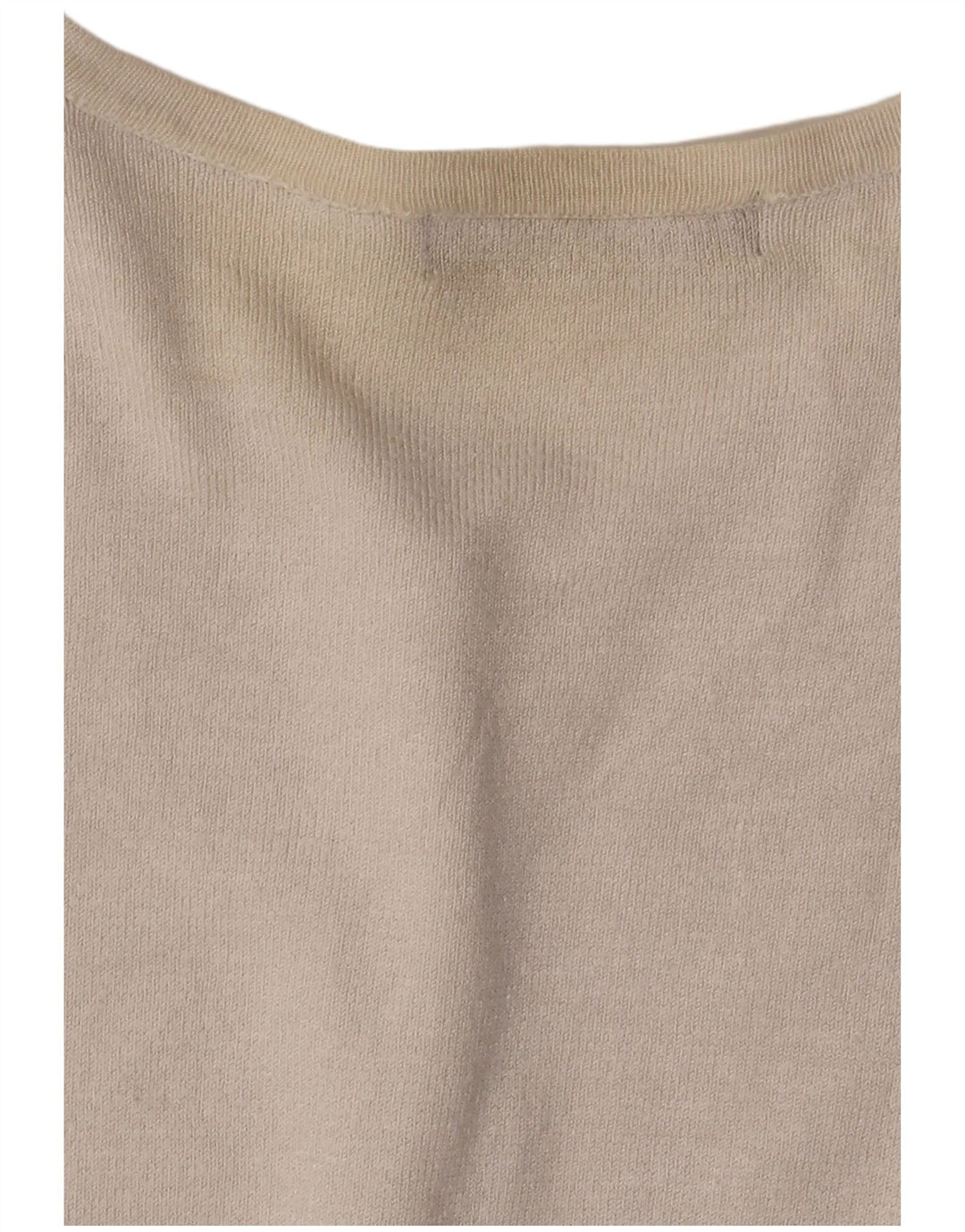 Marks & Spencer Womens Crop Cardigan Sweater UK 10 Small Off White Viscose