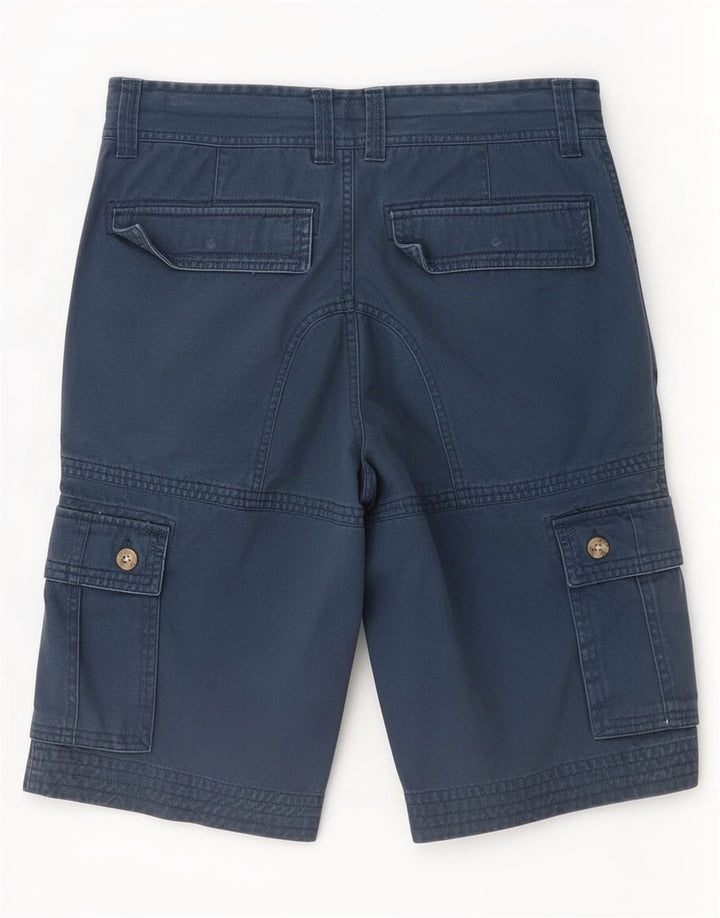 Weird Fish Herre Cargo Shorts Medium W32 Marineblå Bomuld