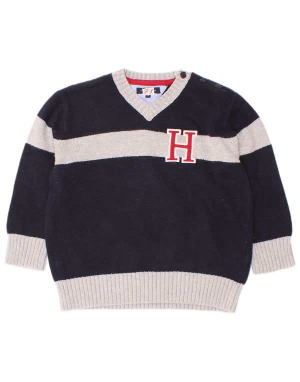Tommy Hilfiger Baby Boys V-hals sweater 18-24 måneder Marineblå