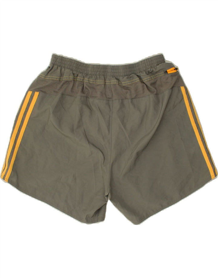 ADIDAS Boys Sport Shorts 12-13 Years Large Khaki Polyester Vintage Adidas and Second-Hand Adidas from Messina Hembry 