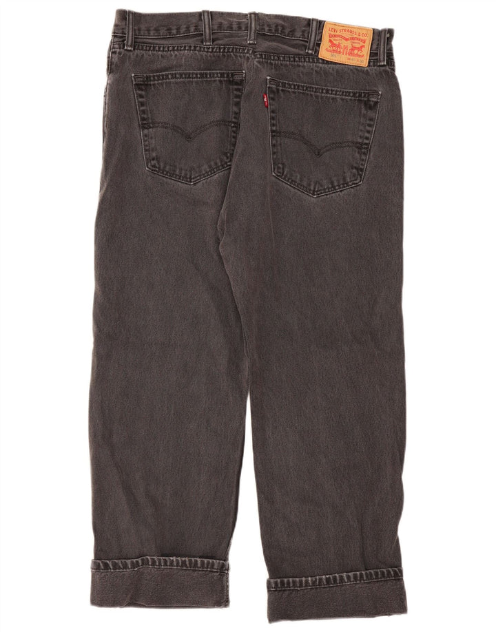 Levi's Dame 505 Straight Jeans W40 L26 Grå Bomuld